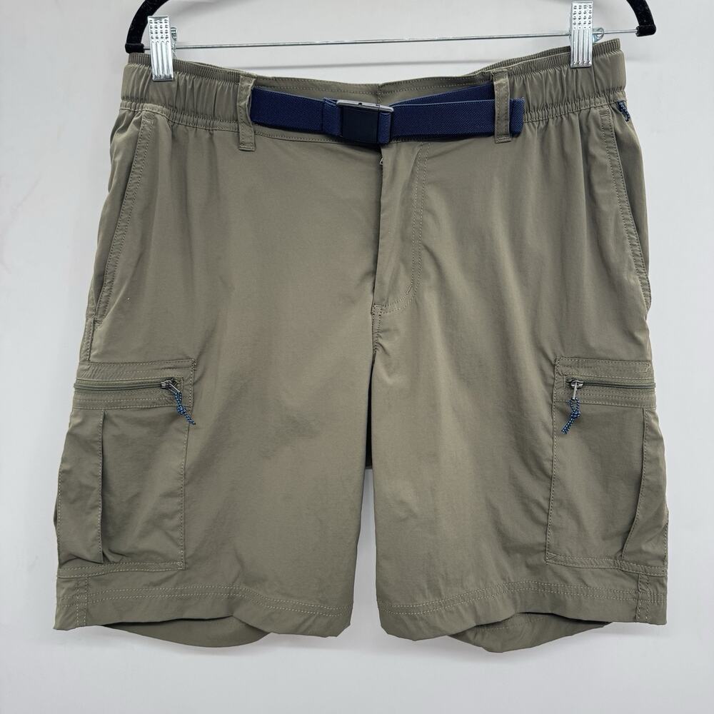 Lands' End x Blake Shelton Men's Nylon Hiking Shorts Sz M Green Stretch Cargo